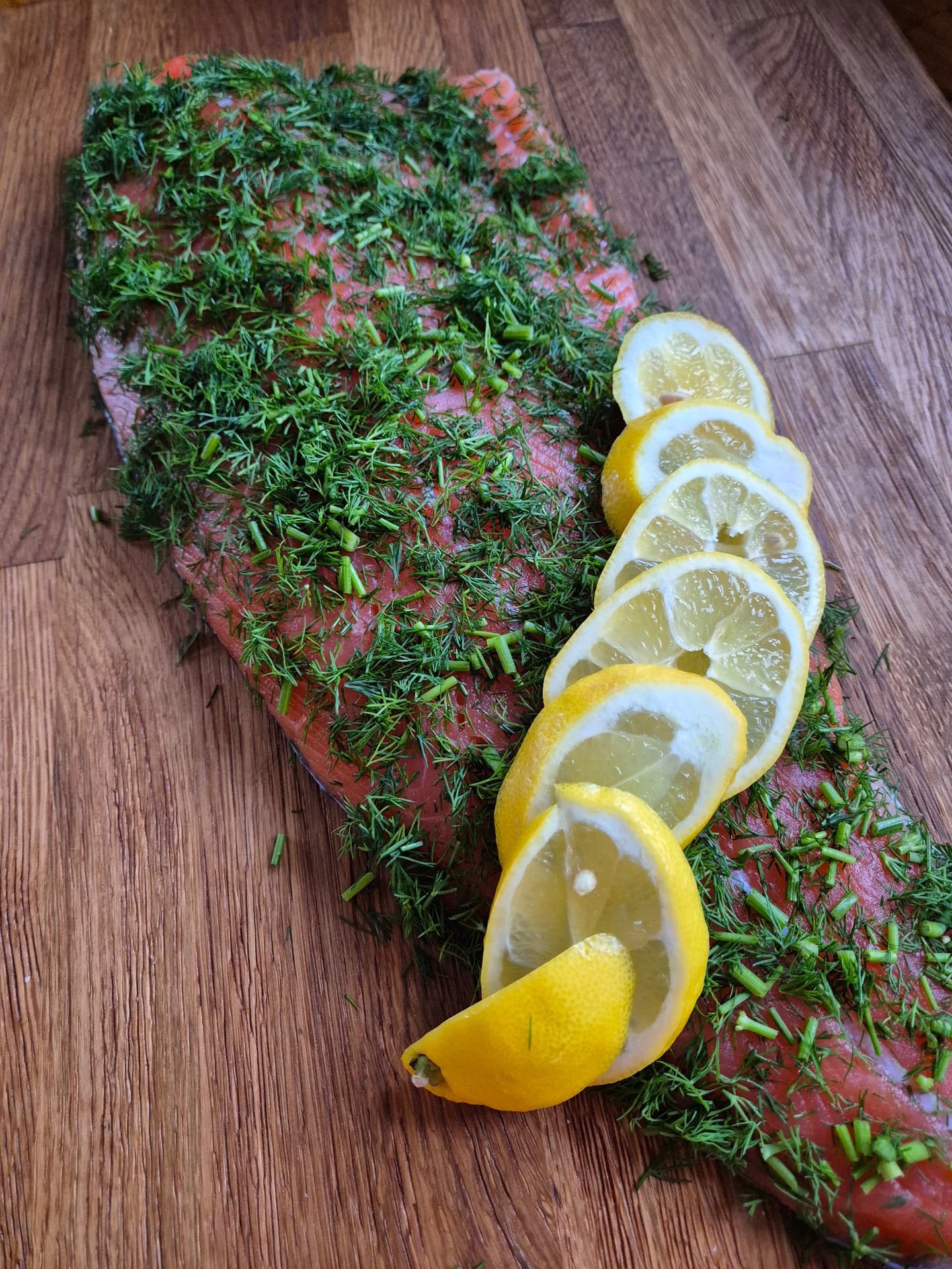 Gravlax z łososia