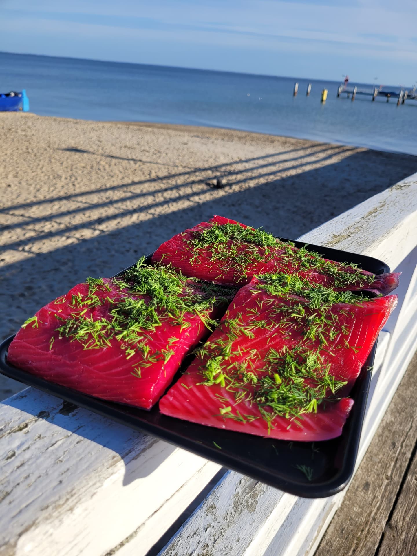 Gravlax z buraczkiem